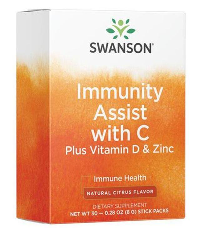 Swanson Immunity Assist, 30 sasz. x 8 g, na odporność, cena, opinie, stosowanie