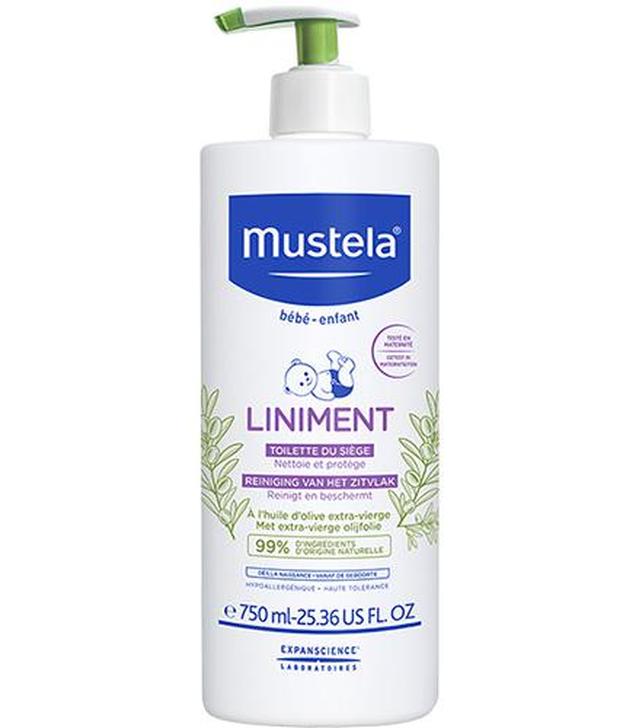Mustela Liniment Emulsja do oczyszczania okolicy pieluszkowej - 750 ml - cena, opinie, skład