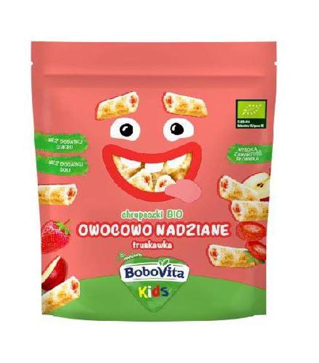BoboVita Chrupki Bio truskawka po 3. roku życia, 30 g