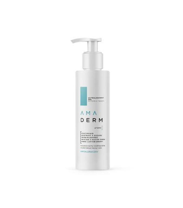 AMADERM ATOPIC Ultrałagodny Żel do mycia twarzy, 200 ml - ważny do 2025-09-30