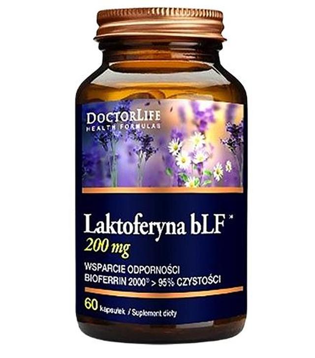 Doctor Life Laktoferyna bLF 200 mg - 60 kaps. Na odporność, cena, opinie, stosowanie