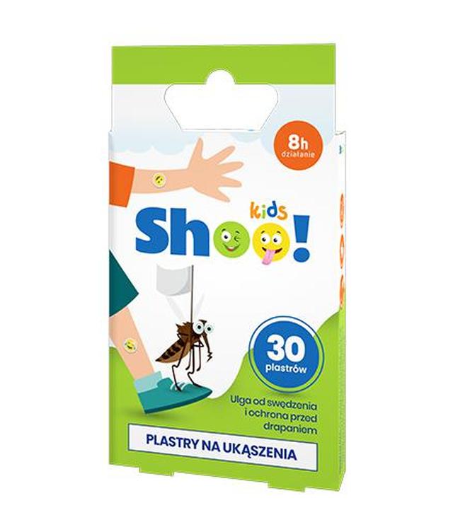 SHOO! Kids Plastry po ukąszeniu komara - 30 szt. - cena, opinie, właściwości