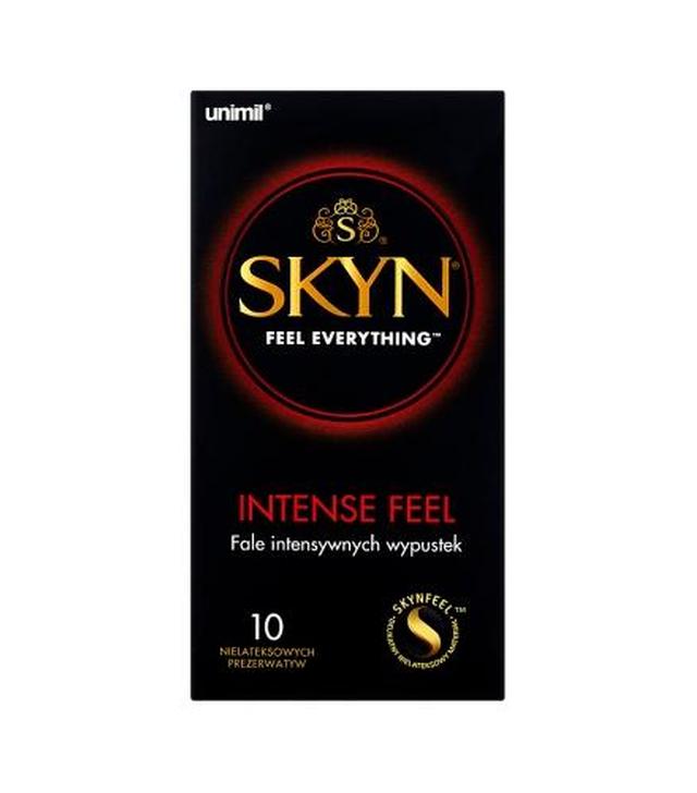 Unimil Skyn Intense Feel prezerwatywy z wypustkami - 10 szt.