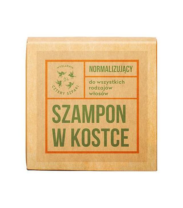 Mydlarnia Cztery Szpaki normalizujący szampon w kostce 75 g