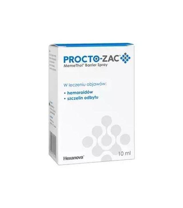 Procto-Zac MemeThol Barrier Spray, 10 ml