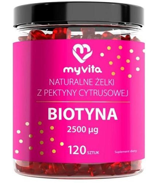 MyVita Biotyna Żelki, 120 sztuk