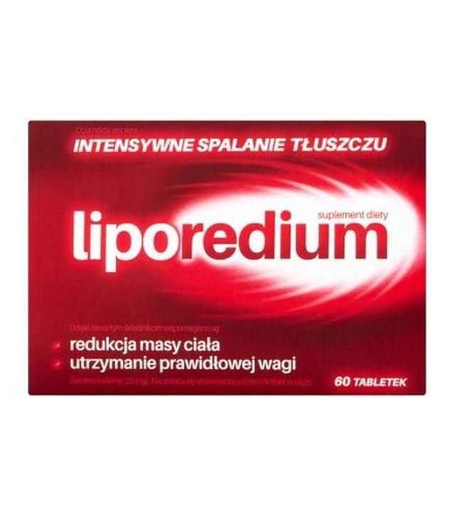 LIPOREDIUM, suplement diety na odchudzanie, 60 tabletek