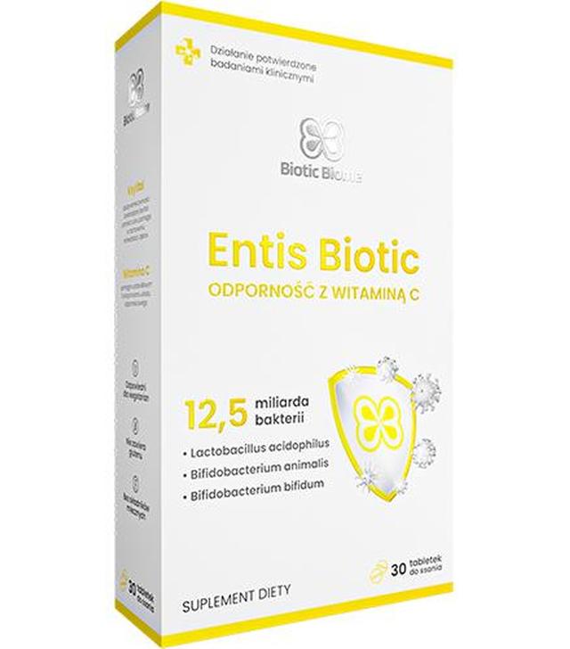 Entis Biotic Odporność z Witaminą C, 30 tabletek do ssania