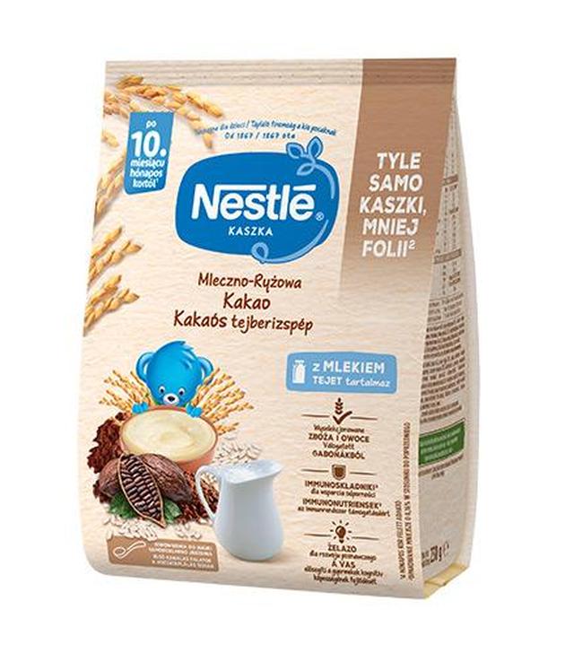 Nestle Kaszka mleczno-ryżowa kakao po 12. miesiącu - 230 g - cena, opinie, stosowanie