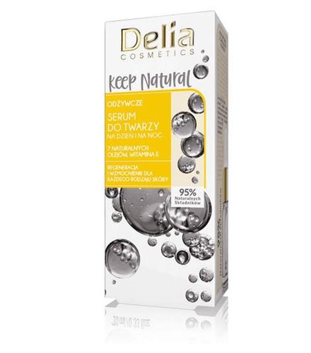 Delia Keep Natural Odżywcze serum do twarzy na dzień i na noc - 10 ml  Do każdego typu skóry - cena, opinie, stosowanie