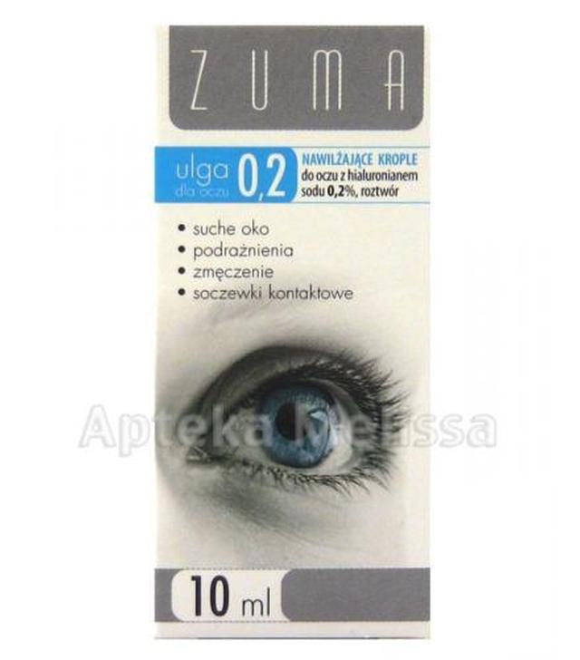 ZUMA Krople 0,2% - 10 ml - 1019925 - uszkodzone kartonowe opakowanie