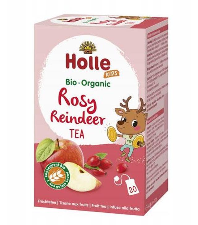 HOLLE Herbatka owocowa Różany Renifer Bio - 20 sasz. - cena, opinie, właściwości