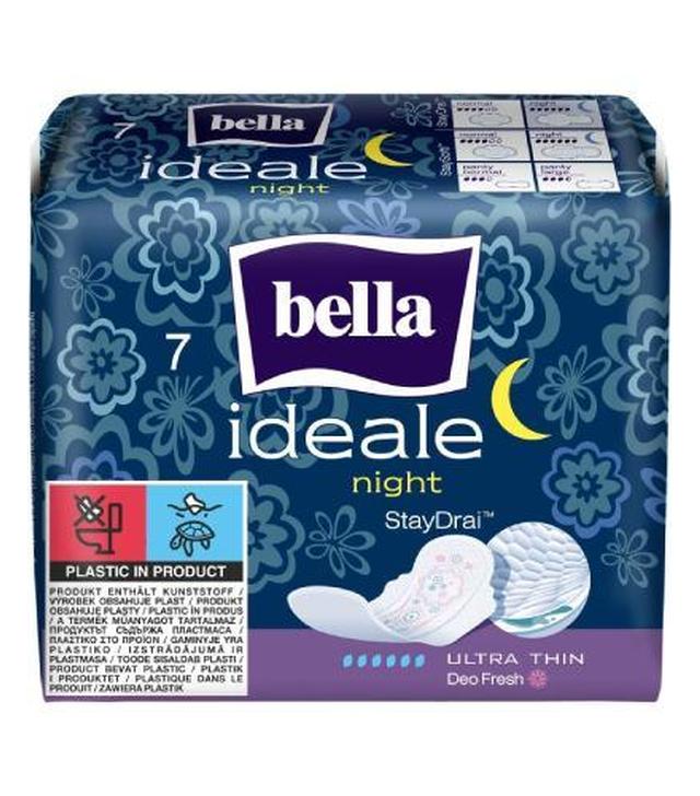 Bella Ideale Ultra Thin Podpaski higieniczne night, 7 sztuk