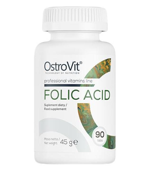 OstroVit Folic Acid, 90 tabletki