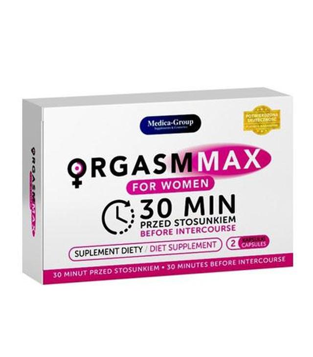 Orgasm Max for Women, kapsułki, 2 sztuki