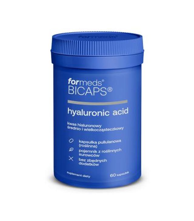 Bicaps Hyaluronic Acid, kapsułki, 60 sztuk