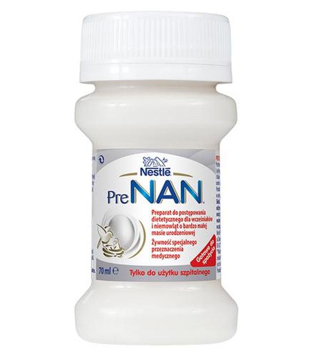 Nestle PreNan Mleko dla wcześniaków i niemowląt o małej masie urodzeniowej - 70 ml - cena, opinie, właściwości