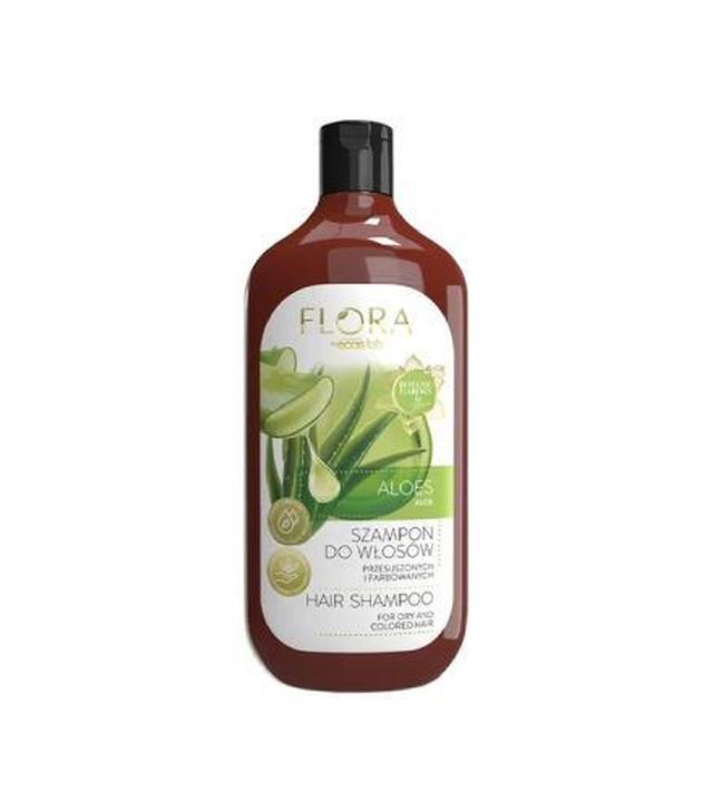 Flora Szampon do włosów przesuszonych i farbowanych Aloes, 500 ml