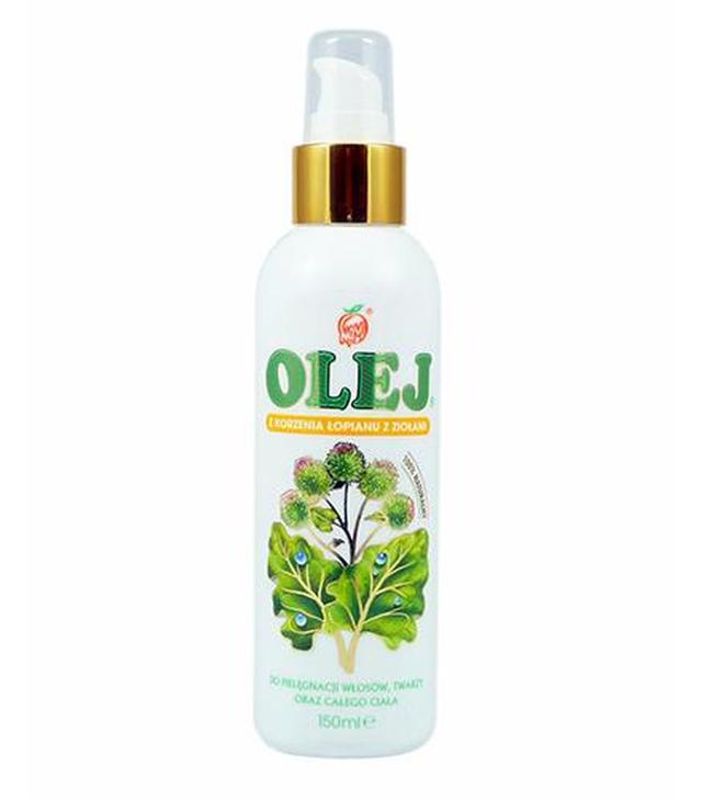 Nami Olej z korzenia łopianu z ziołami do pielęgnacji włosów, twarzy oraz całego ciała - 150 ml - cena, opinie, właściwości