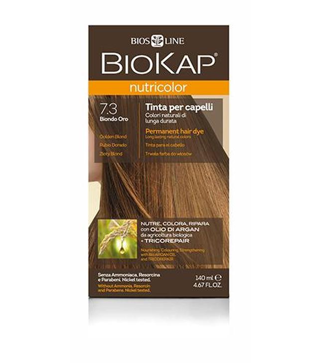 BioKap Nutricolor Farba do włosów 7.3 Złoty Blond - 140 ml - cena, opinie, właściwości