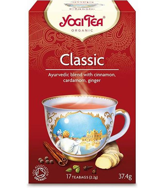 Yogi Tea Organic CLASSIC Herbatka klasyczna BIO - 17 sasz. - cena, opinie, stosowanie