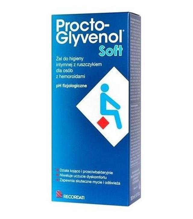 PROCTO-GLYVENOL SOFT Żel do higieny intymnej z ruszczykiem dla osób z hemoroidami - 180 ml