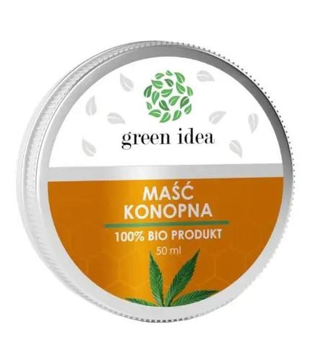 Green Idea Maść Konopna 100% Bio, 50 ml