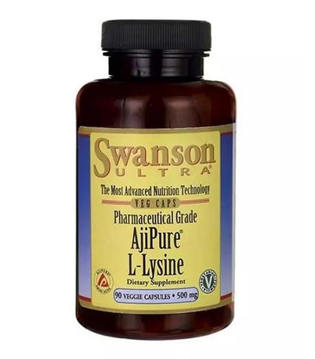 SWANSON AjiPure L-Lysine 500 mg - 90 kaps.