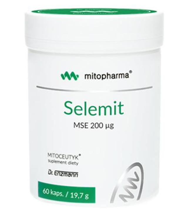 Mitopharma Selemit MSE 200 ug - 60 kaps.- cena, opinie, dawkowanie