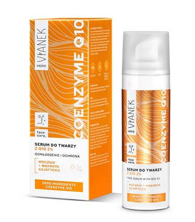 Vianek Hero, Serum do twarzy z 2% koenzymem Q10, 30 ml