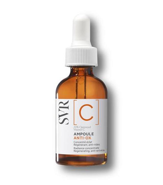 SVR C AMPOULE ANTI-OX, koncentrat przywracający blask regenerujący, przeciwzmarszczkowy, 30 ml - ważny do 2025-06-30