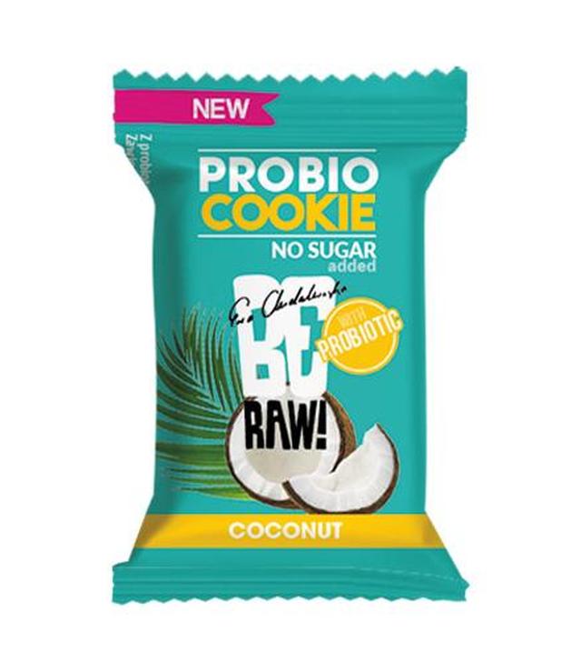 BeRAW Ciastko probiotyczne, kokos, 18 g - ważny do 2024-07-13