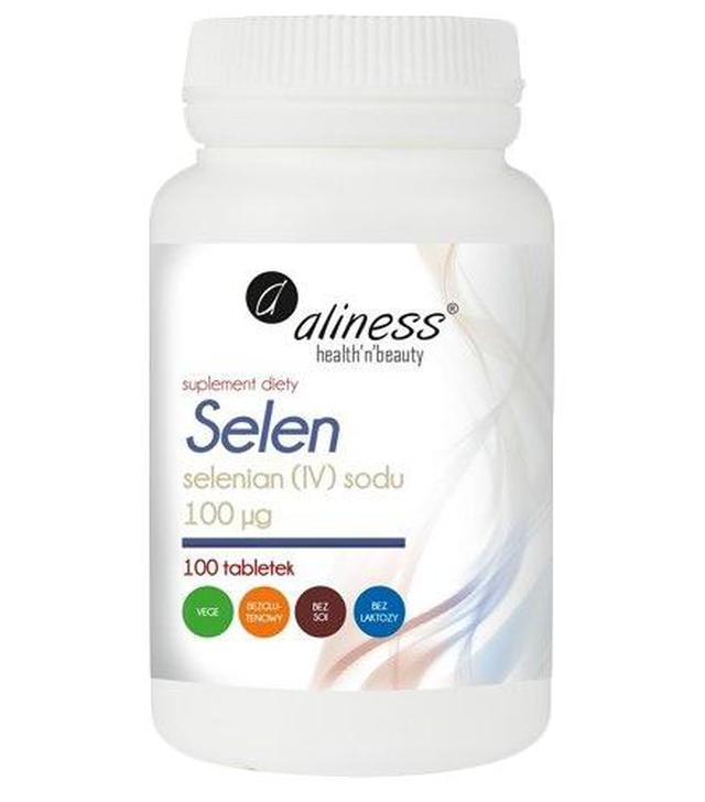 Aliness Selen Selenian (IV) sodu 100 μg - 100 tabl. - cena, opinie, wskazania