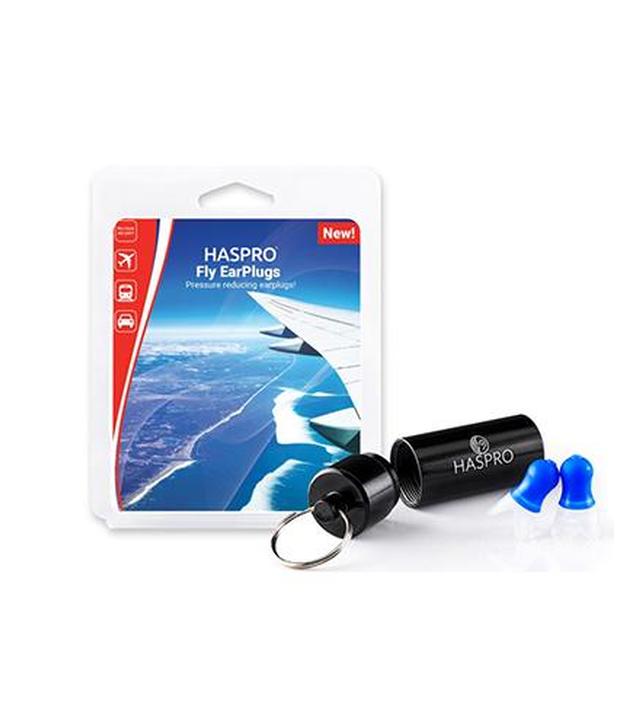 Haspro Fly Earplugs Zatyczki do uszu wielokrotnego użytku do podróży - 1 para - cena, opinie, użytkowanie