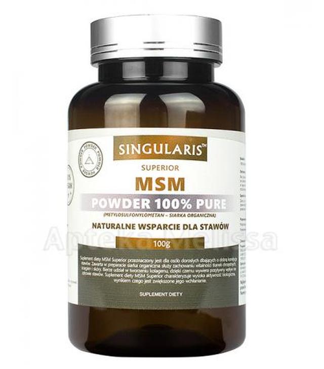 SINGULARIS SUPERIOR MSM POWDER 100% PURE - 100 g