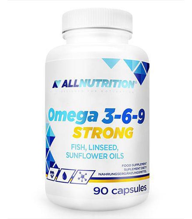 Allnutrition Omega 3-6-9 Strong - 90 kaps. - cena, opinie, właściwości
