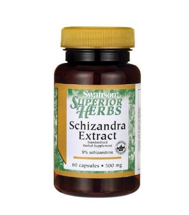Swanson Schizandra extract - 60 kaps. Na wątrobę - cena, opinie, właściwości