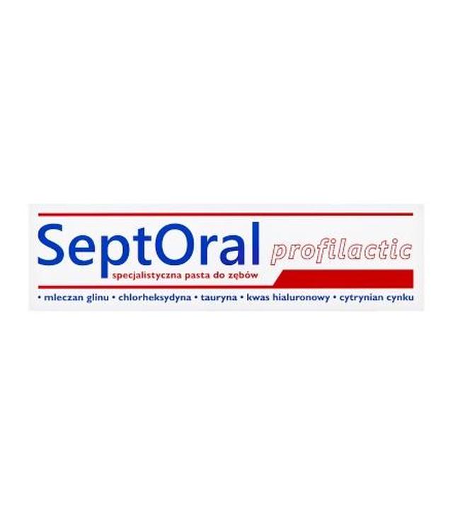 SeptOral Profilactic Specjalistyczna pasta do zębów, 100 ml - cena, opinie, wskazania