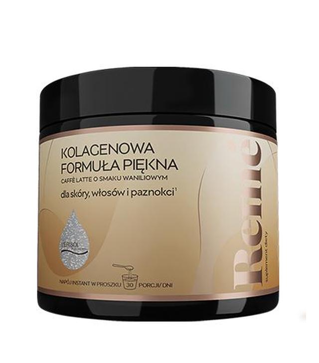 REME KOLAGENOWA FORMUŁA PIĘKNA Caffe latte o smaku waniliowym, 150 g - ważny do 2025-09-14