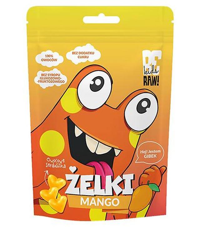 BeRAW Kids Żelki Mango, 35 g - ważny do 2025-02-28