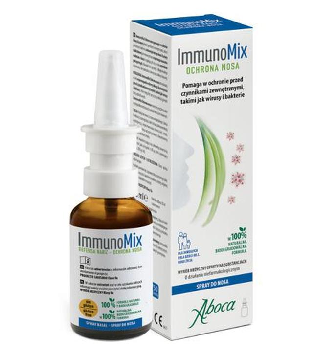 Aboca ImmunoMix Ochrona nosa Spray do nosa, 30 ml - 1016947 - uszkodzone opakowanie
