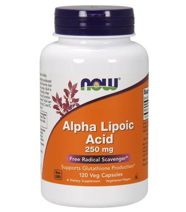 NOW FOODS Alpha Lipoic Acid 250 mg - 120 kaps.