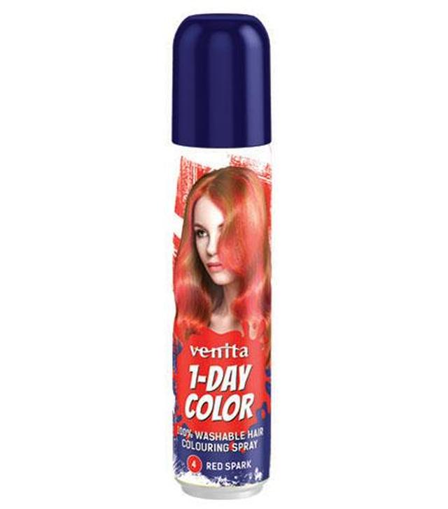 VENITA 1-Day Color Spray nr 4 Czerwona Iskra, 50 ml