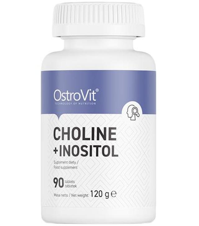 OstroVit Choline + Inositol - 90 tabl. - cena, opinie, wskazania
