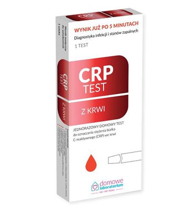 Domowe laboratorium CRP test z krwi - 1 szt. - cena, opinie, stosowanie
