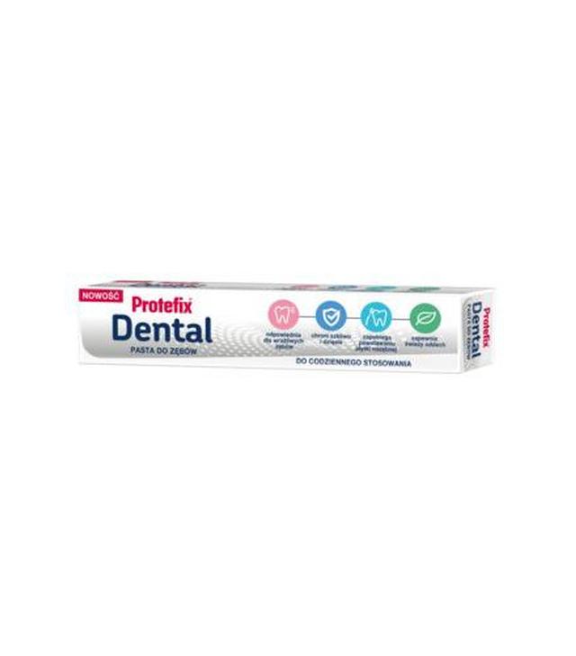 Protefix Dental pasta do zębów - 75 ml - cena, opinie, właściwości
