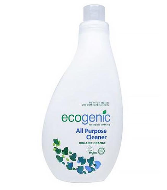 Ecogenic, Ekologiczny uniwersalny płyn do czyszczenia różnych powierzchni Pomarańcza, 1000 ml - ważny do 2025-10-14