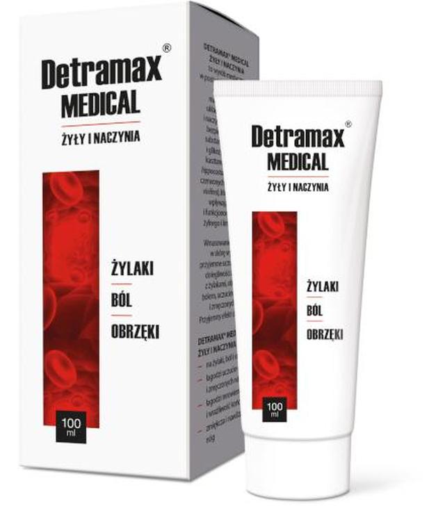 Detramax Medical Żyły i naczynia żel, 100 ml