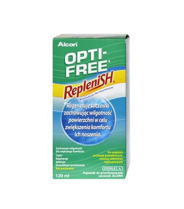 OPTI-FREE REPLENISH  - 120 ml Wielofunkcyjny płyn do soczewek - cena, opinie, stosowanie