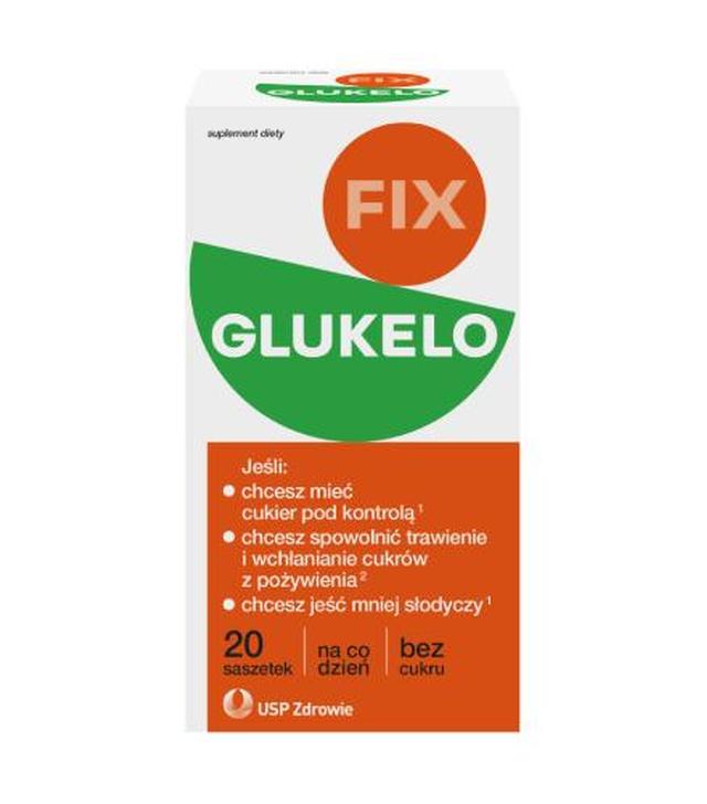 Glukelo Fix, saszetki, 20 sztuk